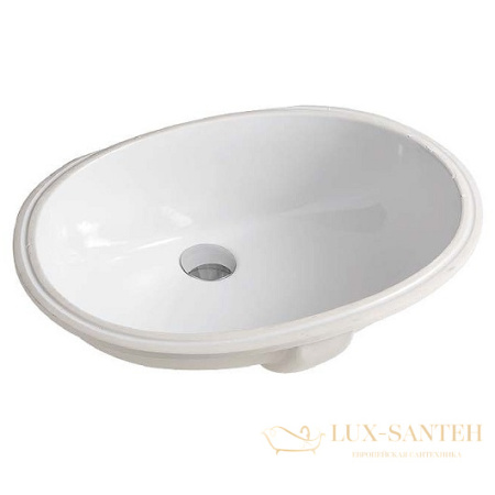 раковина встраиваемая снизу artceram washbasins diana dil001 01 00 570х404 мм, белый