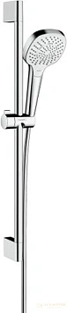 душевой гарнитур hansgrohe croma select e multi 26580400 белый/хром