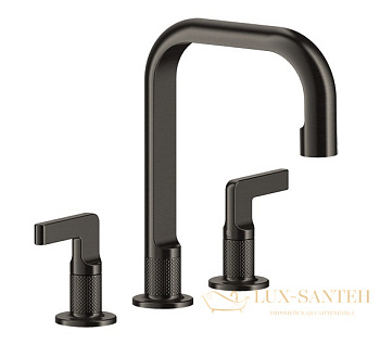 смеситель для раковины gessi inciso 58014.299, black xl