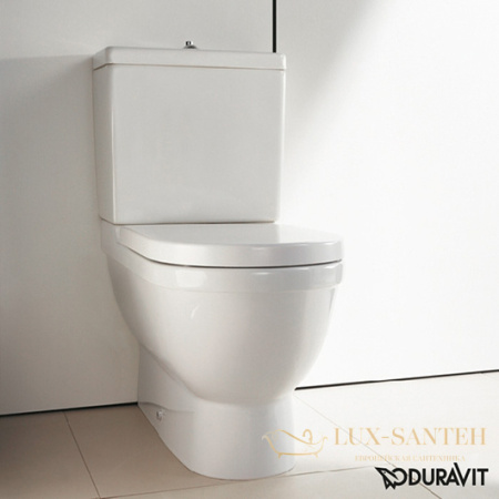 чаша напольного унитаза duravit starck 3 0128090000, белый