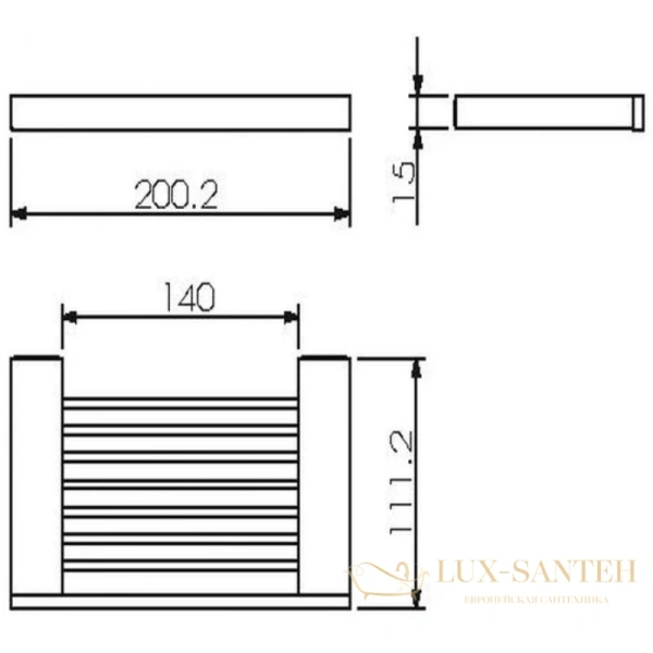 мыльница langberger vico 31060a, хром