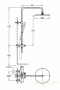 душевая система cezares eco eco-cd-t-01 с термостатом, хром