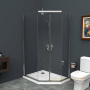 душевой уголок belbagno uno uno-195-ph-2-120/90-c-cr 120х90 см профиль хром, стекло прозрачное 