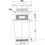 донный клапан timo 8011/00, хром