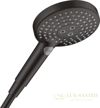 ручной душ hansgrohe raindance select s 120 3jet 26530670 матовый черный