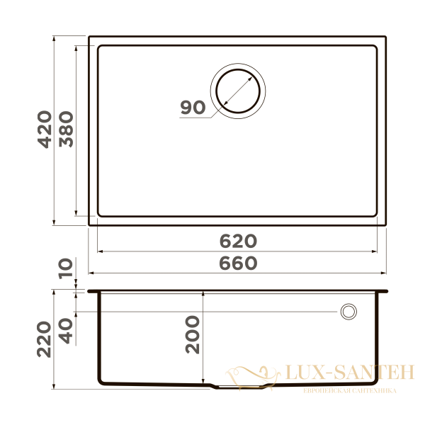 кухонная мойка omoikiri tedori 66-u-wh tetogranit х белый, 4993975