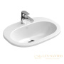 раковина встраиваемая сверху villeroy & boch o.novo 4161 56 r1 ceramicplus 560х405 мм, белый