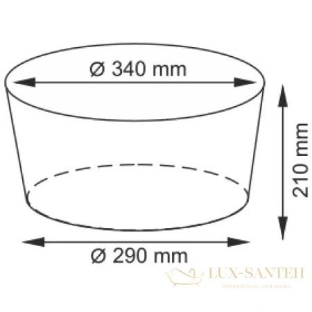 плетеная корзина wasserkraft donau wb-530-l для белья, темно-коричневый