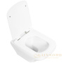 подвесной унитаз belbagno sela bb3201chr/bb3201sc с сиденьем микролифт, белый