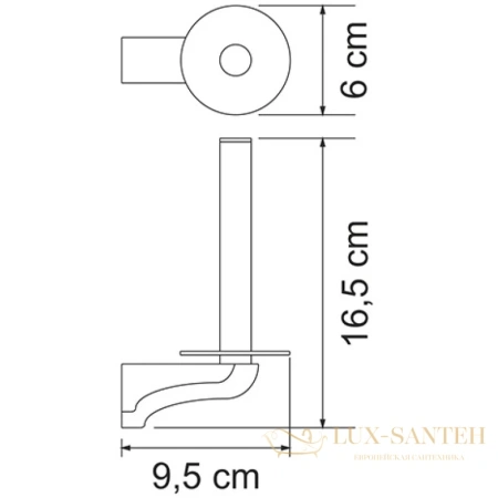 держатель запасных рулонов wasserkraft kammel k-8397, хром