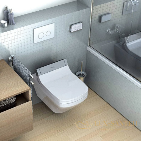 чаша подвесного унитаза duravit durastyle 2537590000 для крышки-биде sensowash, белый