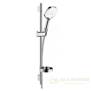 душевой набор hansgrohe raindance select s 120 3jet/unica 26630400 белый/хром