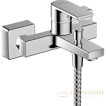 смеситель для ванны с душем hansgrohe vernis shape 71453000, хром