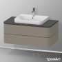 тумба под столешницу duravit happy d.2 plus hp497109292 1000x550x408 с раковиной, серый