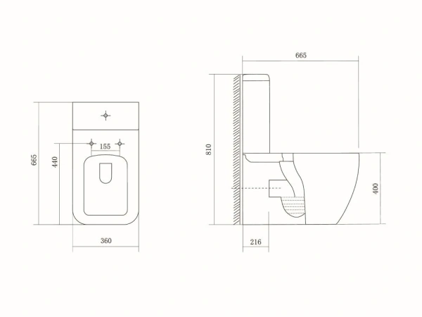 унитаз-компакт aquatek либра aq1263-00 с сиденьем soft close