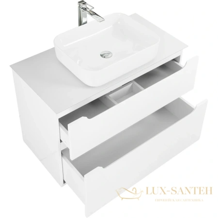 тумба belbagno etna etna-h60-900-2c-so-bl-p 89,6 см, bianco lucido