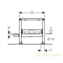 монтажный элемент geberit duofix 111.593.00.1 для душа, пониженная монтажная высота