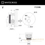 смеситель для душа скрытого монтажа whitecross y y1235bl, черный мат