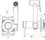 гигиенический комплект teska pulito btk6800, хром