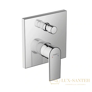 смеситель для ванны vernis shape hansgrohe 71468000 (внешняя часть), хром