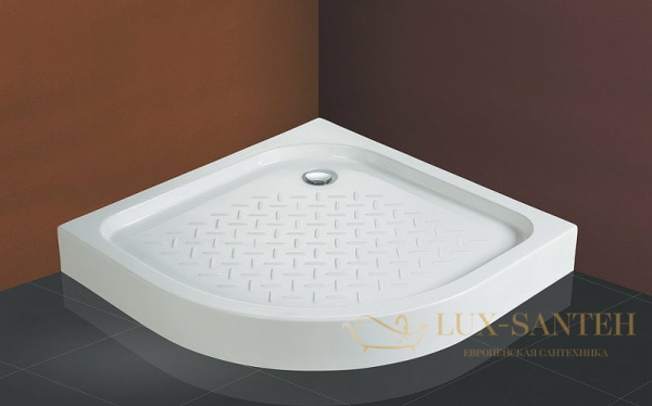 душевой поддон cezares tray s tray-s-r-80-550-13-w из искусственного камня 80x80, белый