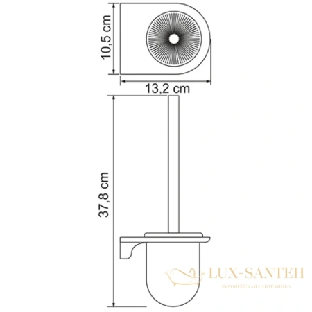 ерш wasserkraft kammel k-8327w, белый