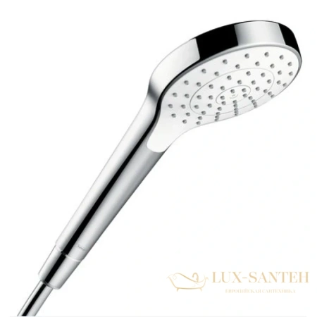 ручной душ hansgrohe croma select s 26804400, 1jet белый/хром