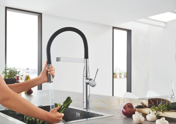 смеситель grohe essence 30294000 для мойки, хром