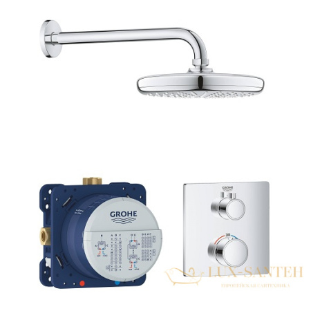 душевая система grohe grohtherm 34728000, хром