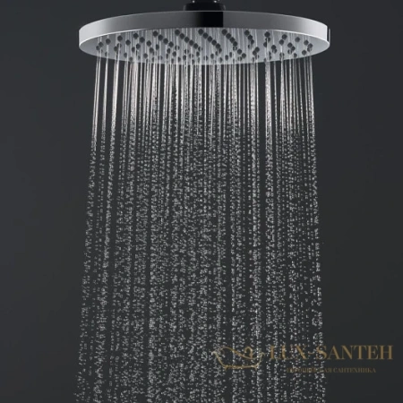 душевая система showerpipe 200 1jet с термостатом hansgrohe vernis blend 26276000, хром