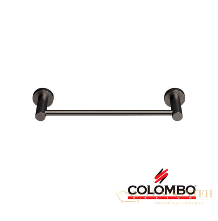 полотенцедержатель colombo design plus w4909.gm 33,5 см, графит шлифованный