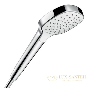 ручной душ hansgrohe croma e 1jet 26814400 белый/хром