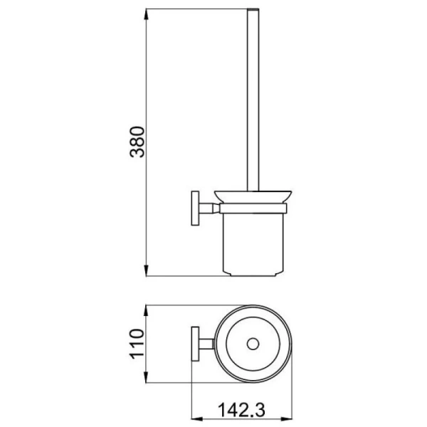 ерш allen brau priority 6.31008-bn, никель