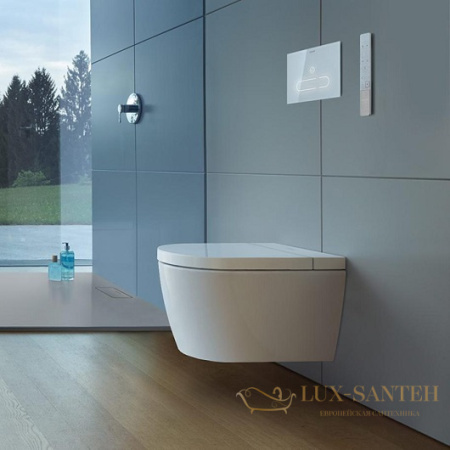 чаша подвесного унитаза duravit me by starck 2510092000 для крышки-биде sensowash starck f, белый