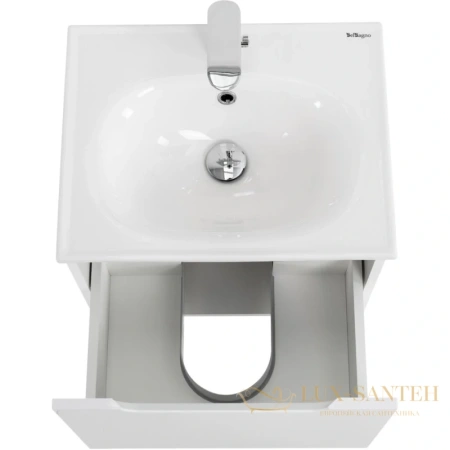 тумба belbagno etna etna-600-1c-so-bl-p 59,6 см, bianco lucido