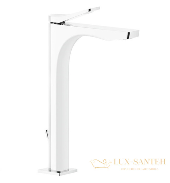 смеситель для раковины высокий gessi rilievo 59009.279, white cn