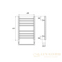 полотенцесушитель 400x600 электрический point аврора pn10146se п8 левый/правый, хром