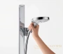 душевой набор hansgrohe raindance select s 27646000, 120 3jet со штангой 150 см и мыльницей, хром