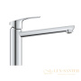 смеситель grohe eurosmart 30463000 для мойки, хром