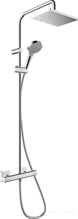 душевая система hansgrohe vernis shape showerpipe 230 26319000 с термостатом, хром