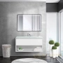 тумба belbagno kraft kraft-1000-1c-so-bo 100 см, bianco opaco