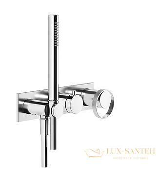 смеситель gessi anello 63343.031 для ванны, внешняя часть, хром