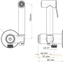 гигиенический набор teska touch btk6701, золотой