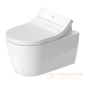 чаша подвесного унитаза duravit me by starck 2528590000 для крышки-биде sensowash, белый