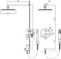 душевая система rgw shower panels 21140851-01 sp-51, хром