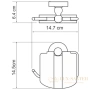 бумагодержатель wasserkraft diemel k-2225, хром