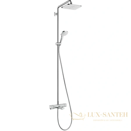 душевая система hansgrohe croma e showerpipe 27687000 хром