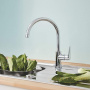 смеситель grohe baucurve 31536001 для мойки, хром