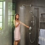 верхний душ hansgrohe raindance s 240 1jet p 27607000 с держателем, хром