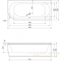 панель фронтальная cezares metauro metauro corner-180-scr-r-w37 180 см r, белый